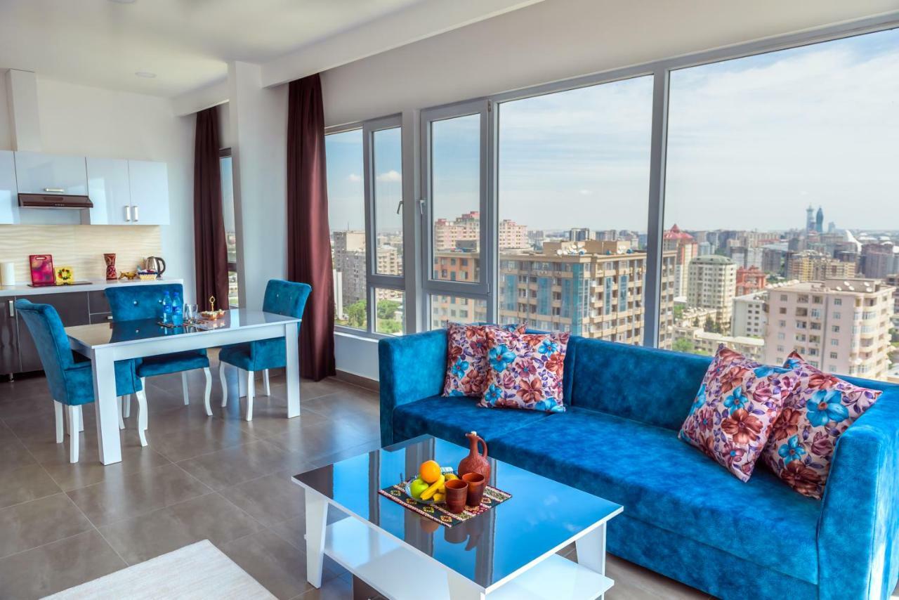 Panorama Baku - 22 Floor Aparthotel ภายนอก รูปภาพ