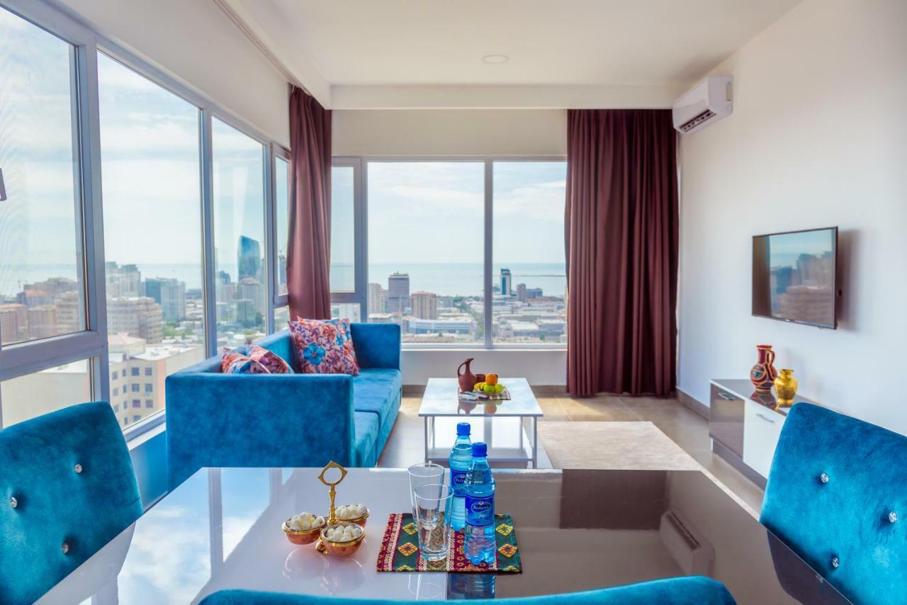 Panorama Baku - 22 Floor Aparthotel ภายนอก รูปภาพ