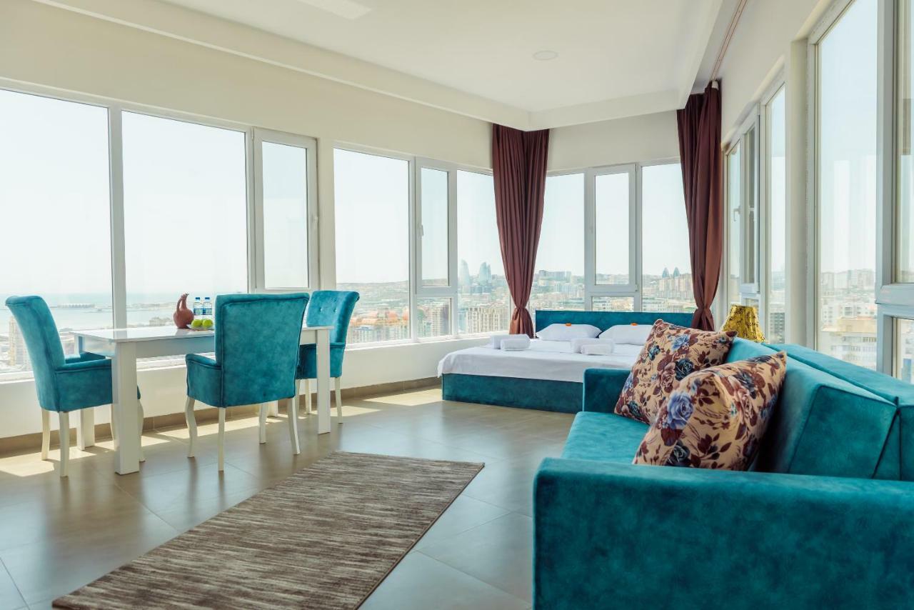 Panorama Baku - 22 Floor Aparthotel ภายนอก รูปภาพ