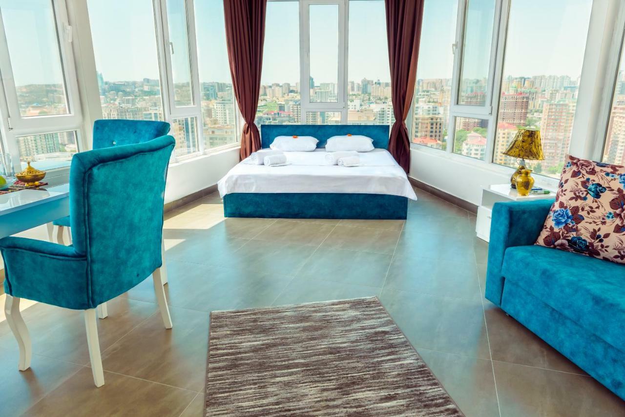 Panorama Baku - 22 Floor Aparthotel ภายนอก รูปภาพ