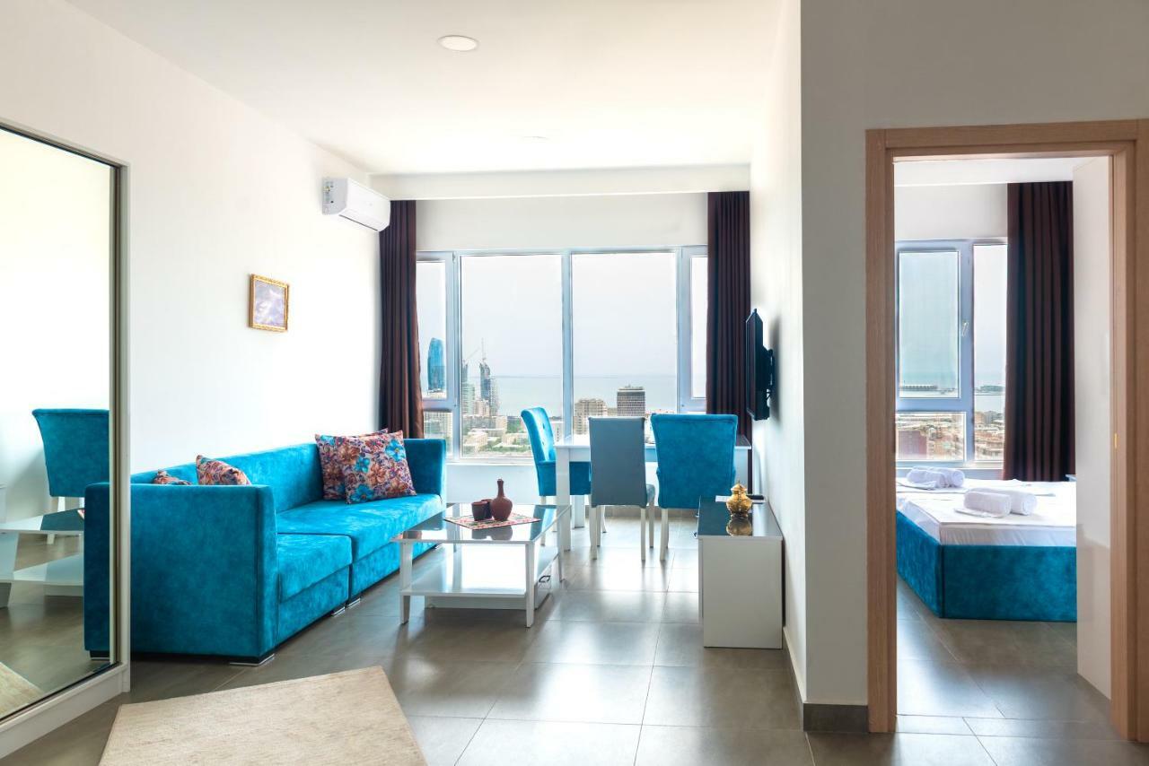 Panorama Baku - 22 Floor Aparthotel ภายนอก รูปภาพ