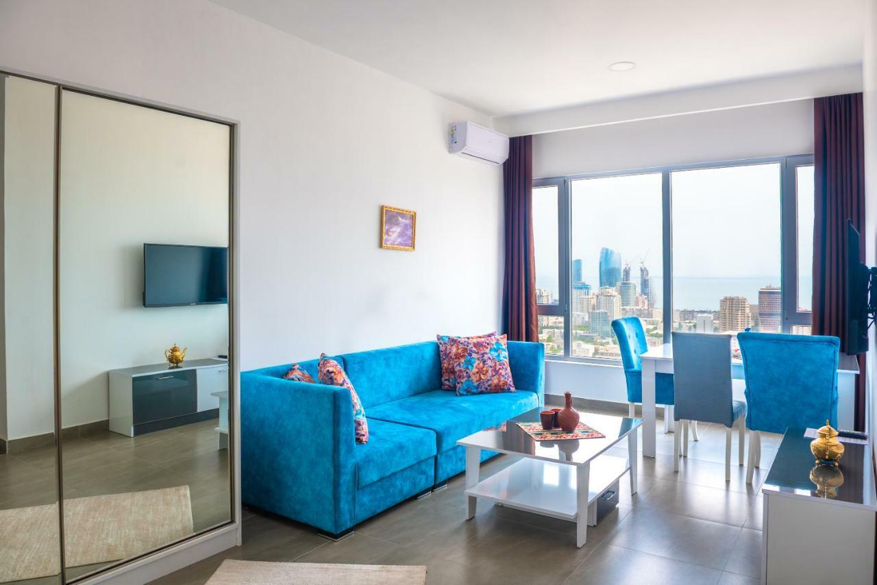 Panorama Baku - 22 Floor Aparthotel ภายนอก รูปภาพ