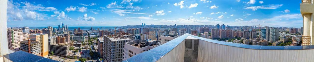 Panorama Baku - 22 Floor Aparthotel ภายนอก รูปภาพ